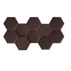 Cabeceira Painel Modulado Colmeia Blogueirinha Estofada 140cm