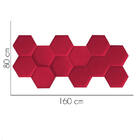 Cabeceira Painel Modulado Colmeia Blogueirinha Estofada 160cm