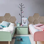 Cabeceira Painel Modulado Colmeia Blogueirinha Estofada 90cm