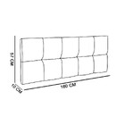 Cabeceira Painel Nina Para Cama Box Casa