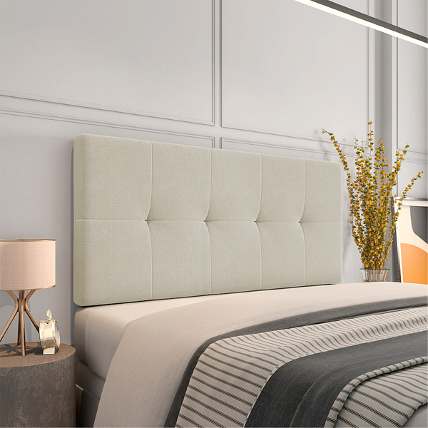 Cabeceira Painel Nina Para Cama Box Casal 140 Cm Linho - D'ro