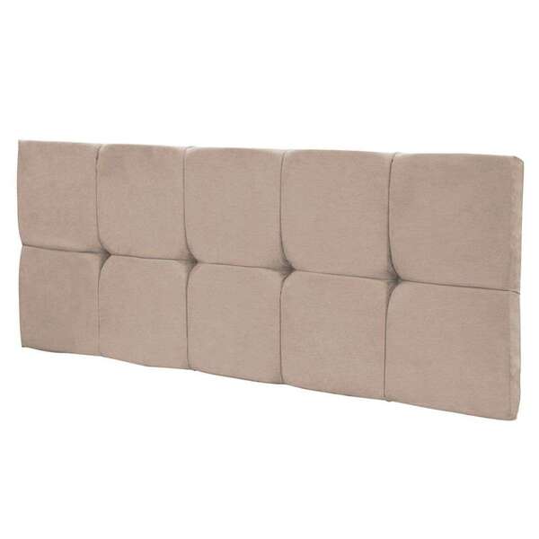 Cabeceira Painel Nina Para Cama Box Solteiro 90 Cm Platinum D