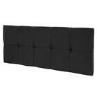 Cabeceira Painel Nina Solteiro 90cm Preto