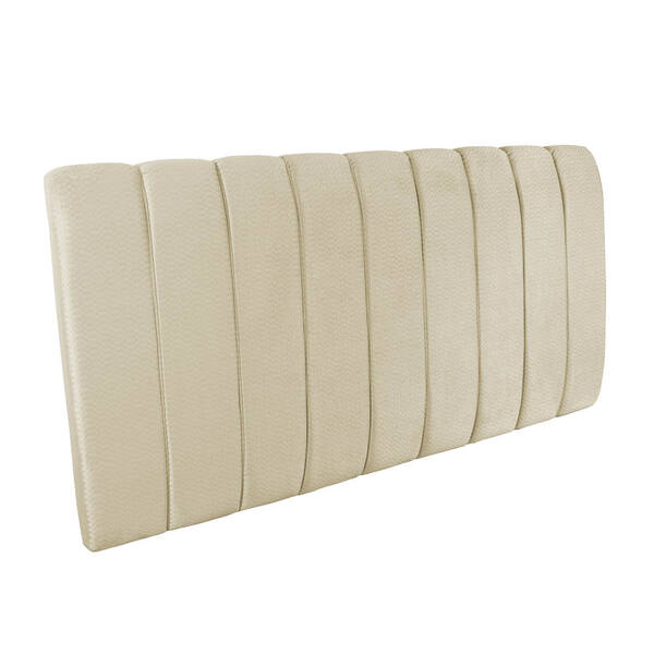 Cabeceira Painel Olivia Casal 140 Cm Veludo Off Whitetrabalha