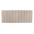 Cabeceira Painel Olivia King 195 Cm Veludo Bege Trabalhado A8