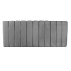 Cabeceira Painel Olivia King 195 Cm Veludo Cinza - D'rossi