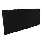 Cabeceira Painel Olivia Queen 160 Cm Veludo - D'rossi - Preto