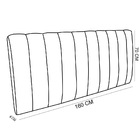 Cabeceira Painel Olivia Queen 160 Cm Veludo Marrom Rato Traba