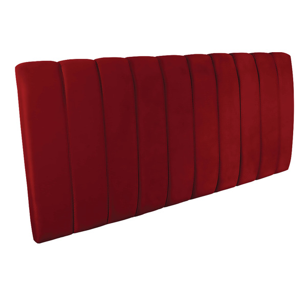 Cabeceira Painel Olivia Queen 160 Cm Veludo Vermelho - D'rossi