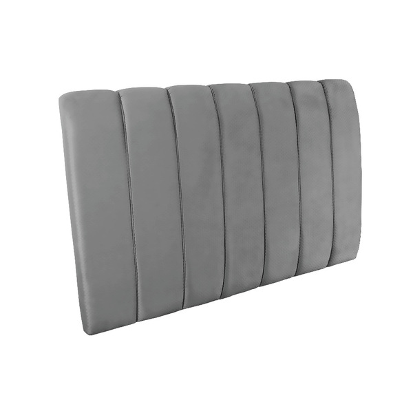 Cabeceira Painel Olivia Solteiro 90 Cm Veludo Cinza - D'rossi