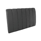 Cabeceira Painel Olivia Solteiro 90 Cm Veludo Grafite - D'ros