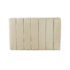 Cabeceira Painel Olivia Solteiro 90 Cm Veludo Off White Traba