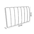 Cabeceira Painel Olivia Solteiro 90 Cm Veludo Verde Trabalhad