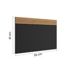 Cabeceira Painel Para Cama Box Solteiro Detroit Ripado Nature