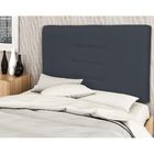 Cabeceira Painel Para Quarto De Casal Sabrina W01 Suede Preto