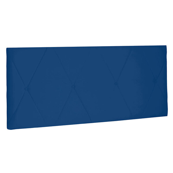 Cabeceira Painel Queen 1 60m Aquilla Suede - Pallazio - Azul