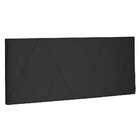 Cabeceira Painel Queen 1 60m Aquilla Suede Preto - Pallazio