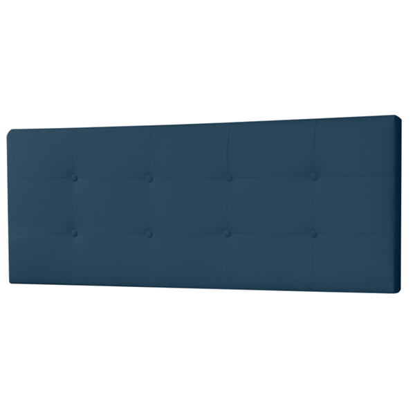 Cabeceira Painel Queen 1 60m Berlim Suede - Pallazio - Azul M
