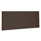 Cabeceira Painel Queen 1 60m Verona Suede Marrom Café - Palla