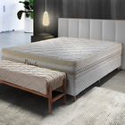 Cabeceira Painel Queen Estofada Cinza 1,58m Wingerd