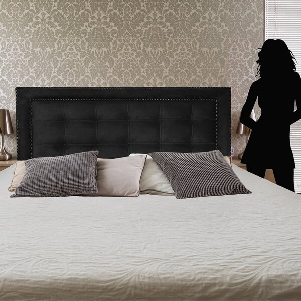 Cabeceira Painel Queen Estofada Veneza Diamond 10 Suede Liso