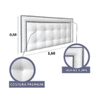 Cabeceira Painel Queen Estofada Veneza Diamond 10 Suede Liso