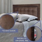 Cabeceira Painel Queen Estofada Veneza Diamond 10 Suede Liso