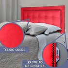 Cabeceira Painel Queen Estofada Veneza Diamond 10 Suede Liso
