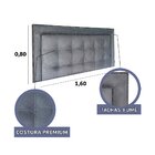 Cabeceira Painel Queen Estofada Veneza Diamond 10 Suede Liso