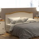 Cabeceira Painel Queen Smile  Creme/carvalho