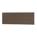Cabeceira Painel Solteiro 0,90m Roma Material Sintético Marro