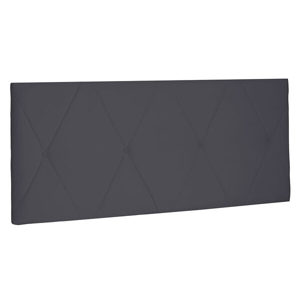Cabeceira Painel Solteiro 0 90m Aquilla Suede Cinza - Pallazio