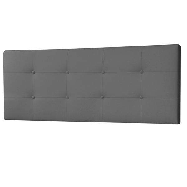 Cabeceira Painel Solteiro 0 90m Berlim Suede Cinza - Pallazio