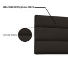 Cabeceira Painel Solteiro 0 90m La Italiana Corano Marrom - P