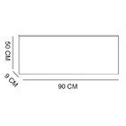 Cabeceira Painel Solteiro 0 90m Nina Suede Azul Marinho - Pal