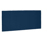 Cabeceira Painel Solteiro 0 90m Ravenna Suede Azul Marinho -