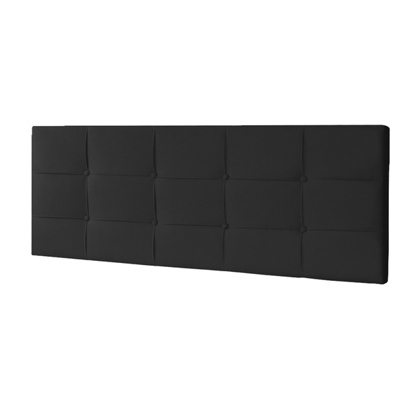 Cabeceira Painel Solteiro 0 90m Roma Suede - Pallazio - Preto