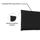 Cabeceira Painel Solteiro 0 90m Veneza Corano Preto - Pallazio