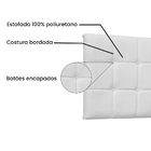 Cabeceira Painel Solteiro 0 90m Verona Corano Branco - Pallaz