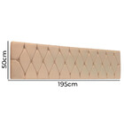 Cabeceira Painel Suspenso Sophia King 195cm Estofada Em Linho