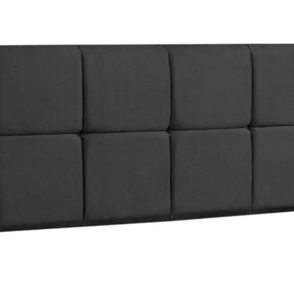 Cabeceira Painel Talismã Solteiro 90cm Tecido Sintético Preto