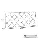 Cabeceira Painel Tânia Casal 140cm Corino Bege