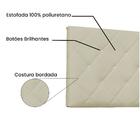Cabeceira Painel Tânia Casal 140cm Corino Bege