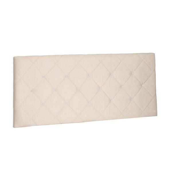 Cabeceira Painel Tânia Casal 140cm Suede Bege