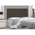 Cabeceira Painel Tânia Para Cama Box Queen 160 Cm Suede Café