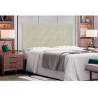 Cabeceira Painel Tânia Para Cama Box Solteiro 90 Cm Corino Be