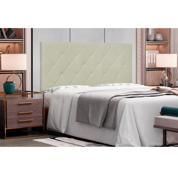 Cabeceira Painel Tânia Para Cama Box Solteiro 90 Cm Corino Be