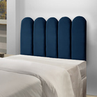 Cabeceira Painel Texas Modulado Veludo Cama Box Solteiro 90 C