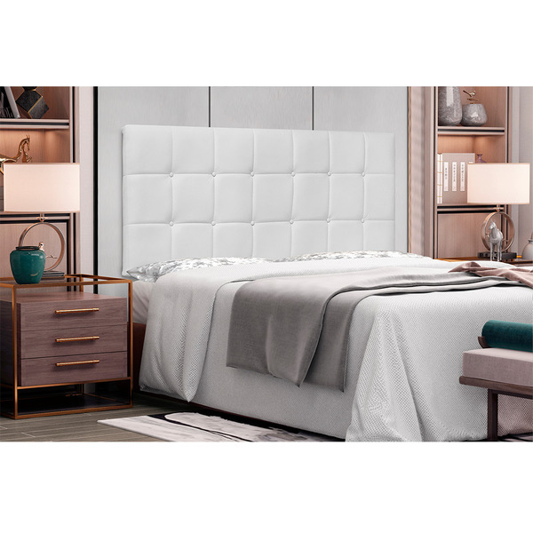 Cabeceira Painel Verona Para Cama Box Casal 140 Cm Corino Bra