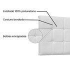 Cabeceira Painel Verona Para Cama Box Casal 140 Cm Corino Bra